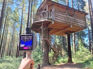Gracias al empleo de un láser de mano en el inventario forestal de las parcelas de este Grupo Operativo, es posible disfrutar de una visita virtual a este rodal excepcional: